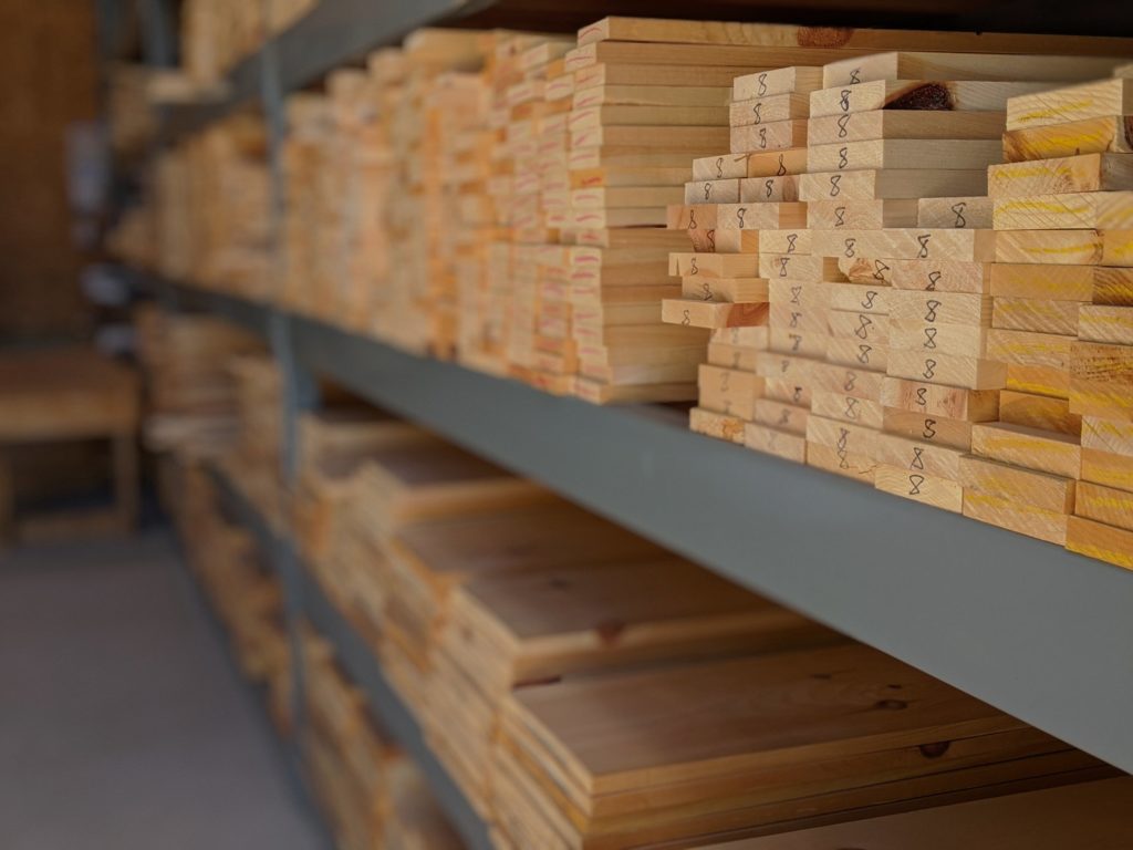 Wood storage.