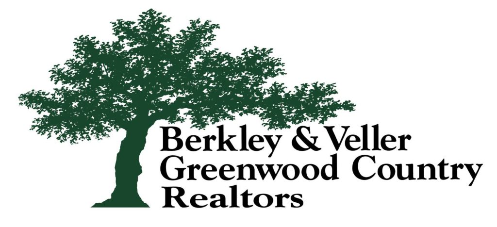 Berkley & Veller Greenwood Country Realtors logo with green tree.