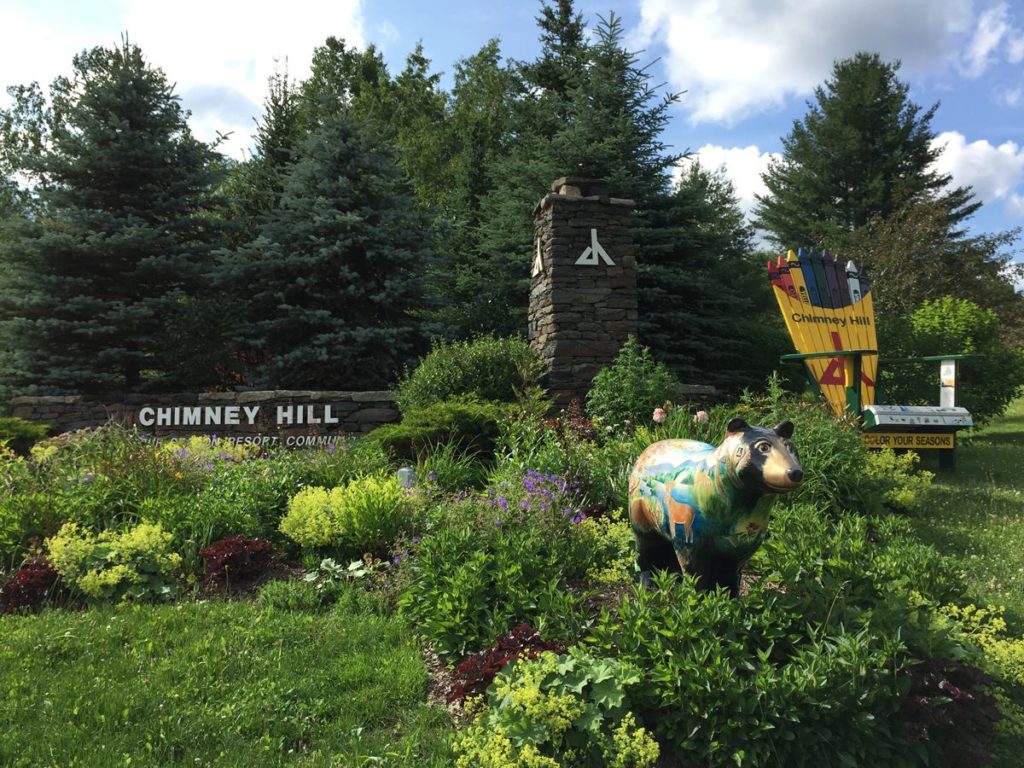 Chimney hill rentals and real estate entrance.