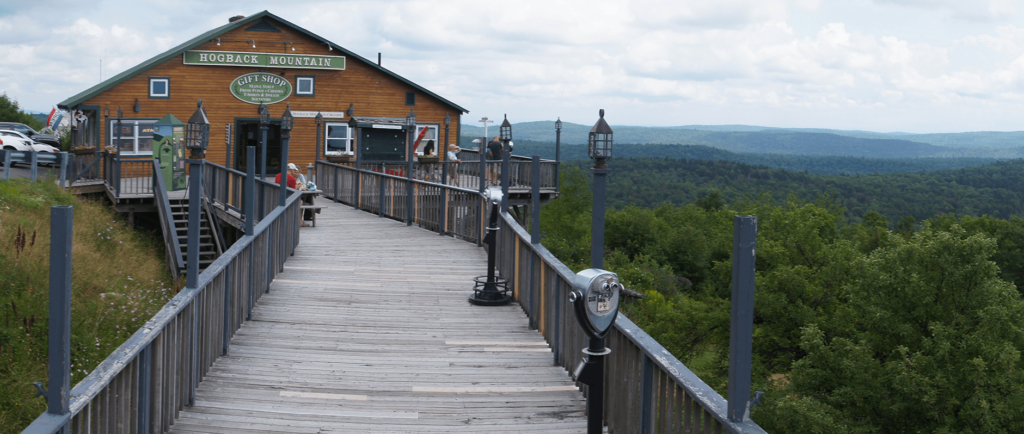 Hogback Mountain Country Store and overlook.