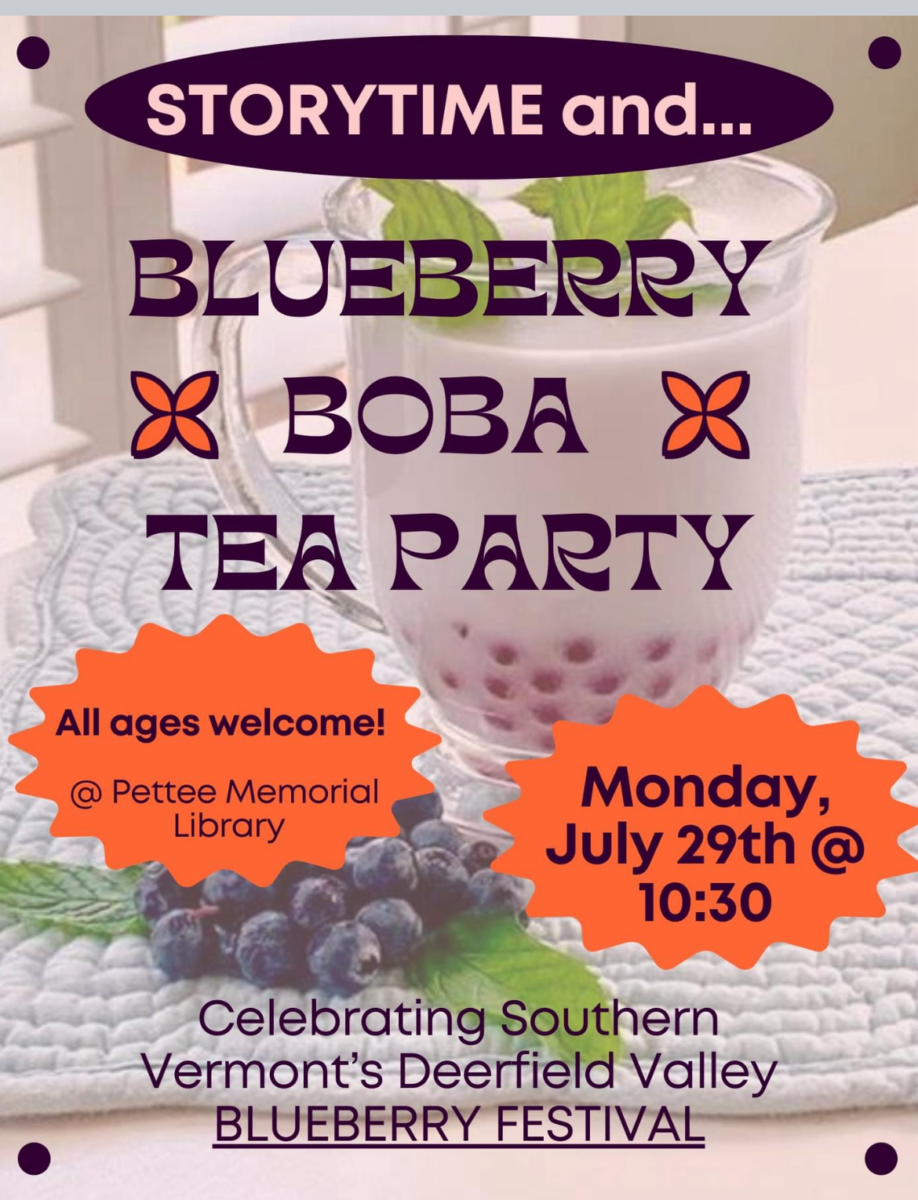 Blueberry Boba Tea Party at Pettee Memorial Library - SVDV Chamber of ...